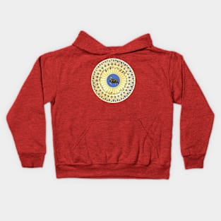 Medieval Astrology Astronomy Alchemy Aries the Ram Kids Hoodie